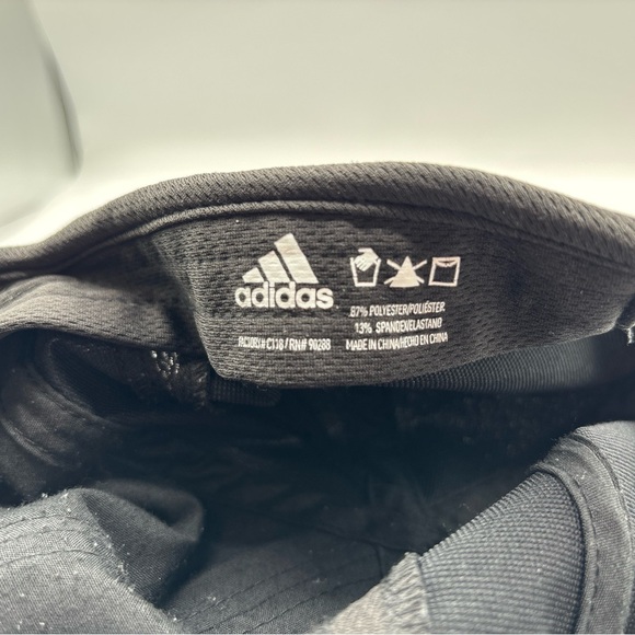 Adidas MEN’s Climalite Lightweight Black Gray Logo Adjustable Running Hat OSFM - Picture 14 of 14